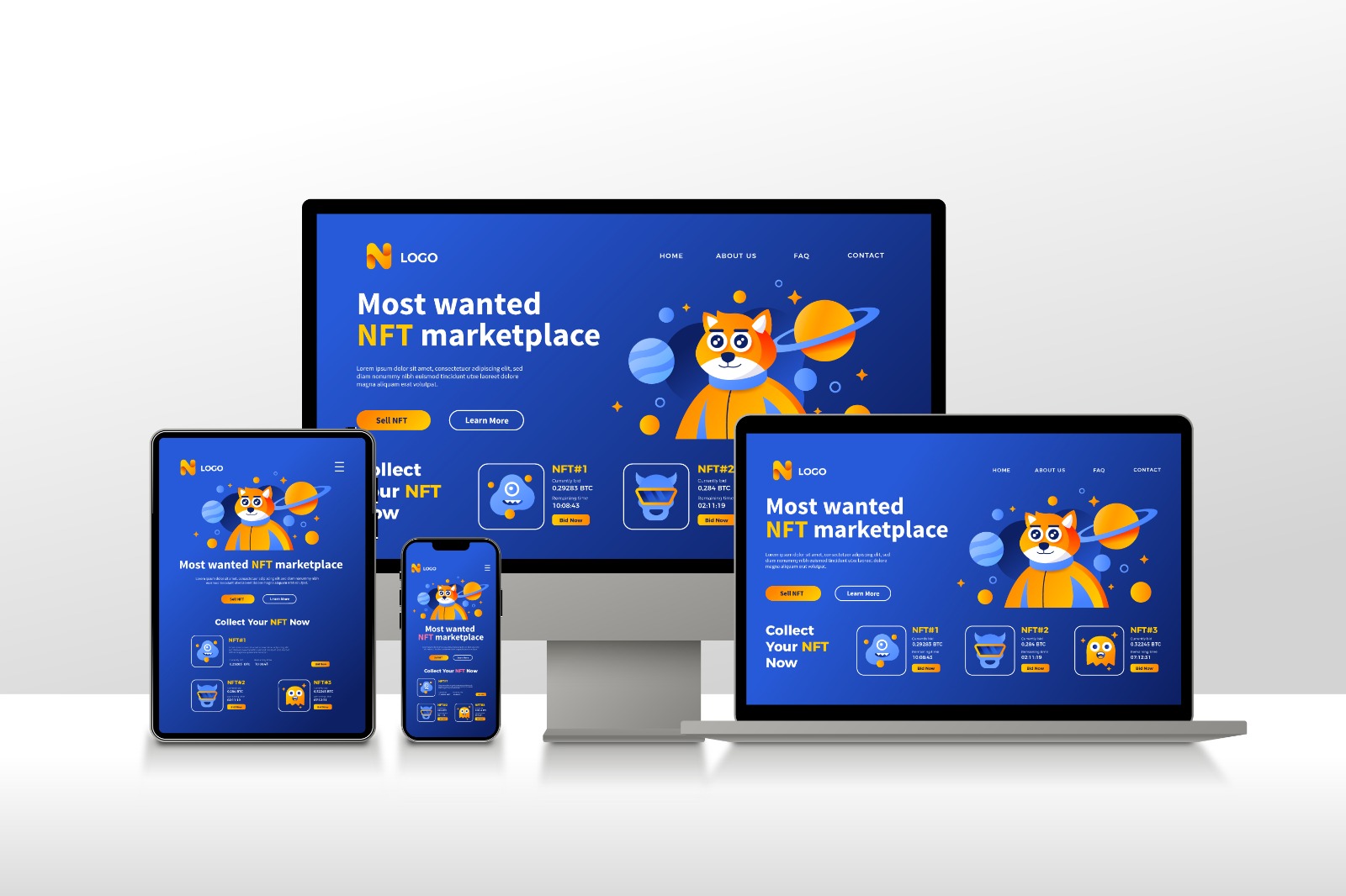 Mobile-first responsive design